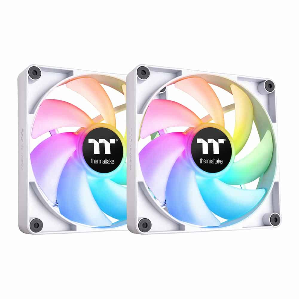 Thermaltake CT120 ARGB Sync 120mm White Fan 2-Pack